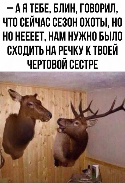 Сезон охоты и чертова сестра