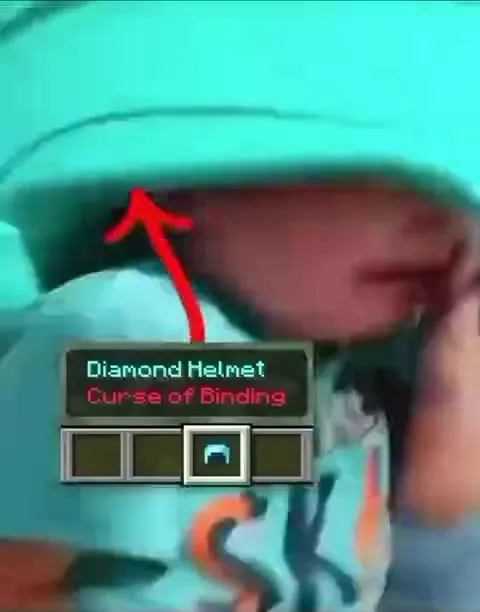 Diamond Helmet Curse of Binding