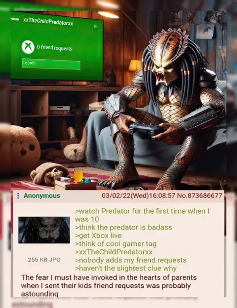 The Child Predator Gamer Tag