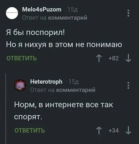 Я бы поспорил, но не понимаю