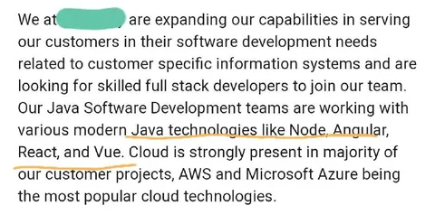 Java Team Uses Everything