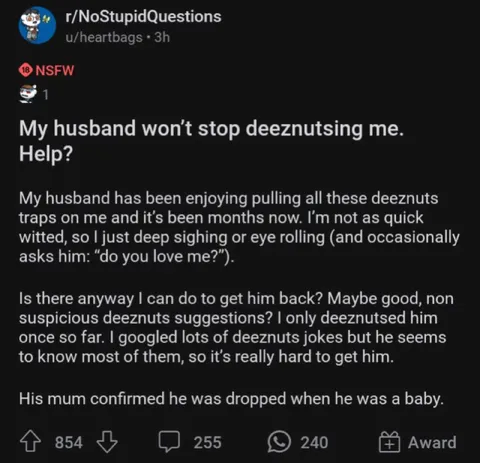 Husband Deez Nuts Pranks Wife