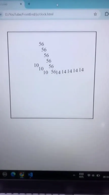 Странные часы из чисел