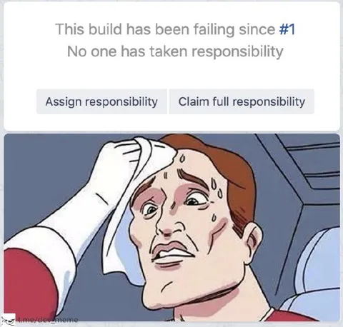 Build Failure Responsibility
