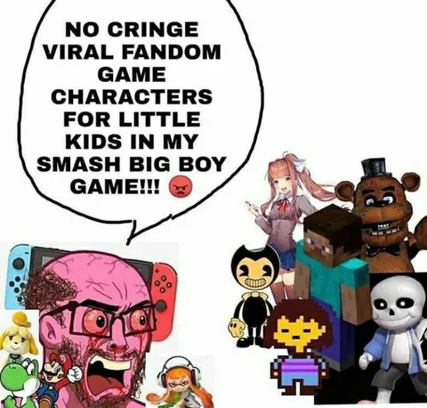 No Cringe Smash Characters