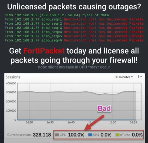 FortiPacket Licenses Every Packet