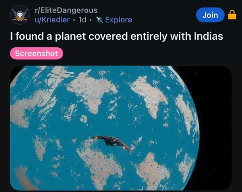 Planet Covered in Indias