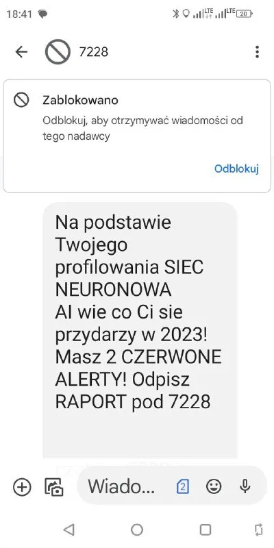 Sieć neuronowa wie co się wydarzy