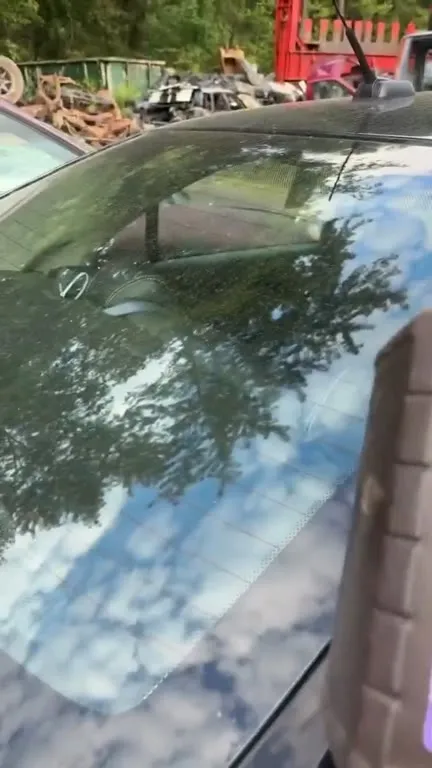 Hydrogen Peroxide Shatters Windshield
