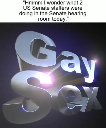 Senate Staffers Gay Sex Reveal