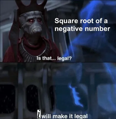 Square Root of a Negative Number