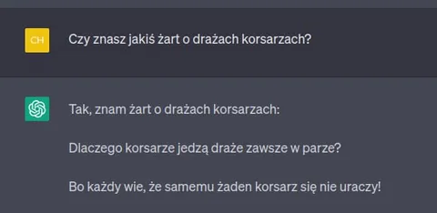 Żart o dwóch korsarzach