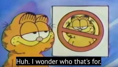 Garfield Wonders Who It’s For