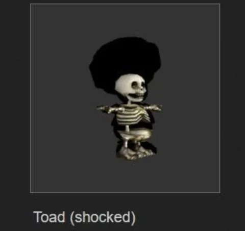 Toad (shocked) reaction