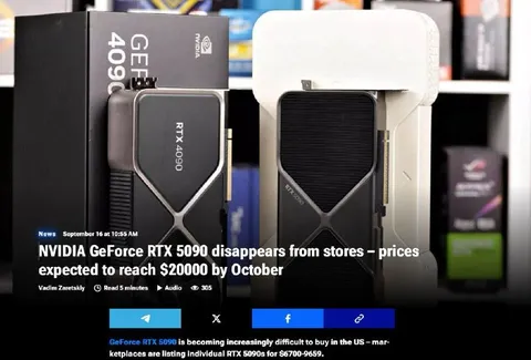 RTX 5090 Prices Reach $20000