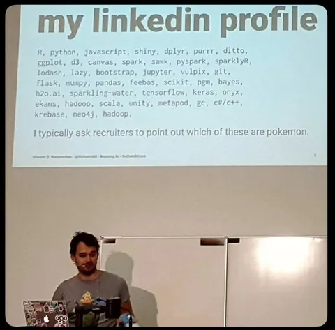 LinkedIn Profile Pokémon Skills