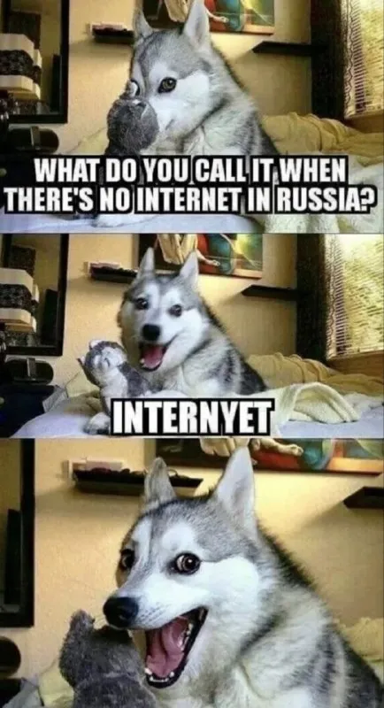No Internet in Russia
