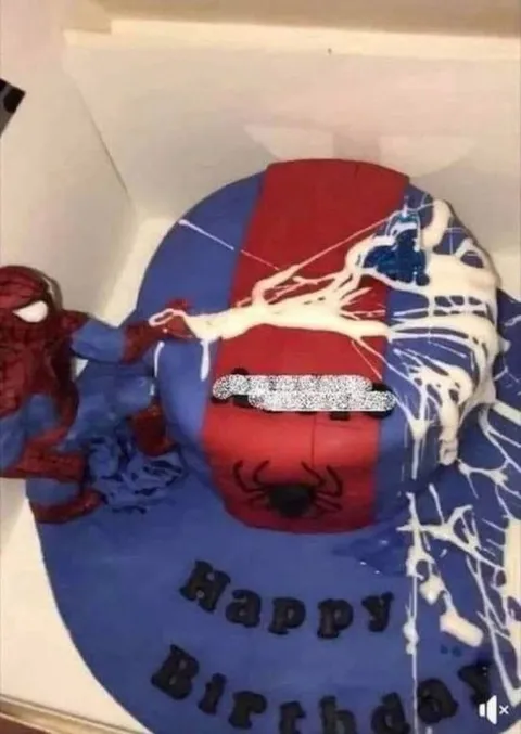 Spider-Man Birthday Cake Disaster