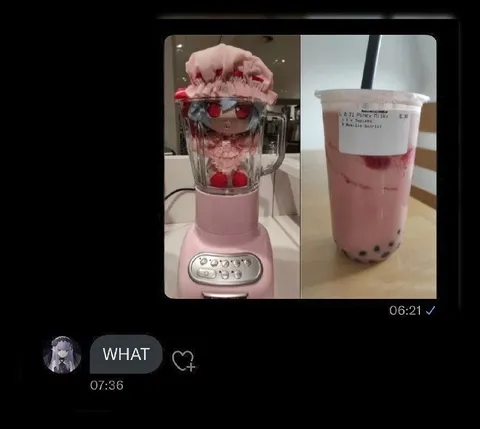 WHAT smoothie blender meme