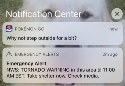 Pokémon GO Tornado Warning