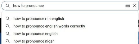 How to Pronounce Search Suggestions