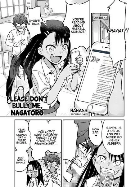Nagatoro Haskell Monads Bullying