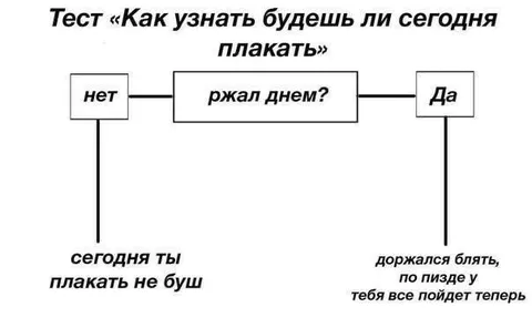 Тест на слёзы сегодня