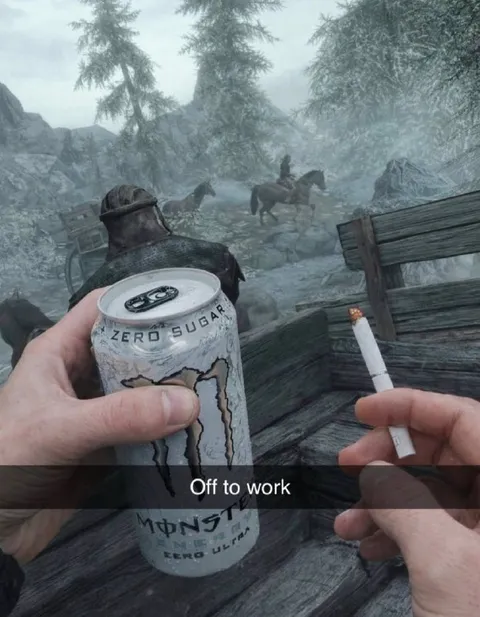 Skyrim Off to Work