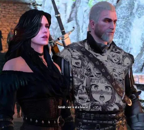 Geralt at a Funeral