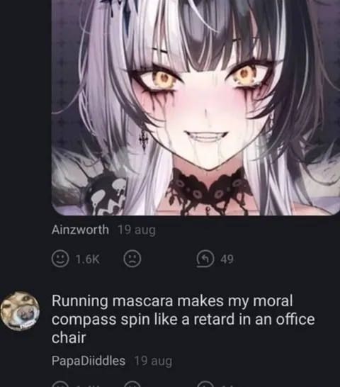Running Mascara Moral Compass