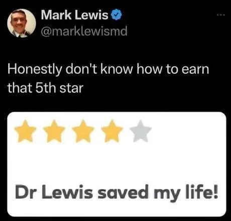 Dr Lewis Saved My Life