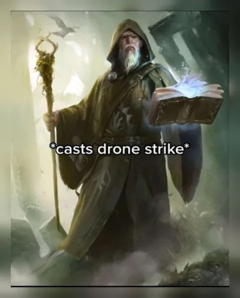Wizard Casts a Drone Strike