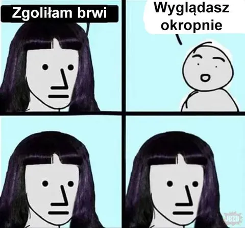 Zgoliłam brwi i żałuję