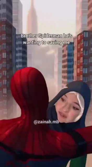 Spider-Man Carries His Sister