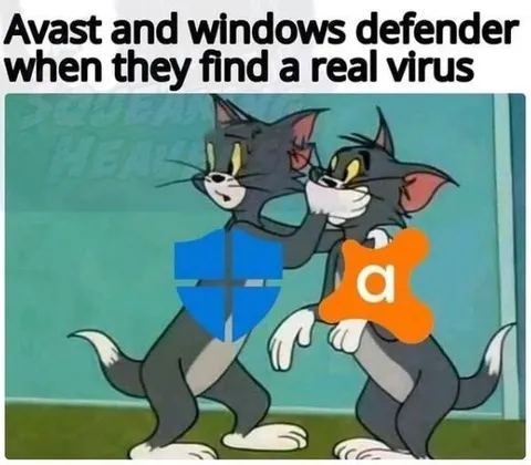Avast and Windows Defender Find a Virus