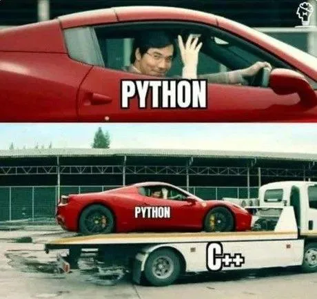 Python Car Gets Towed by C++