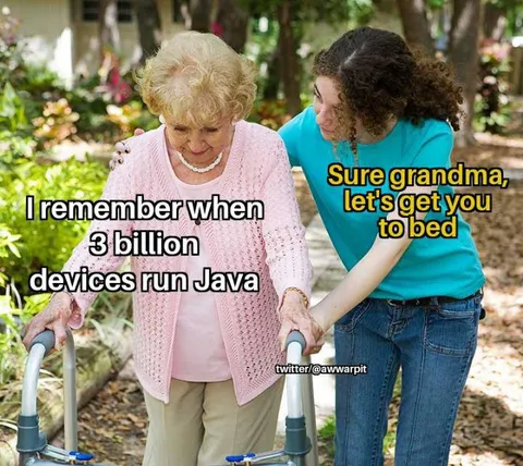 Grandma Remembers Java Devices