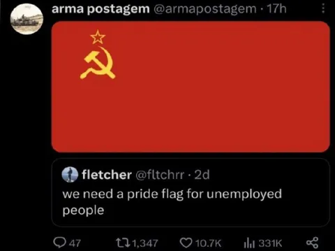 Pride Flag for Unemployed People
