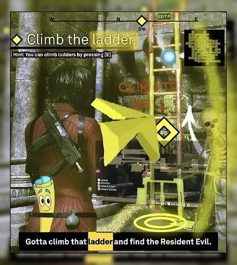 Climb the Ladder for Resident Evil