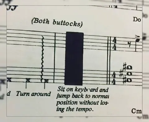 Sit on Keyboard Sheet Music