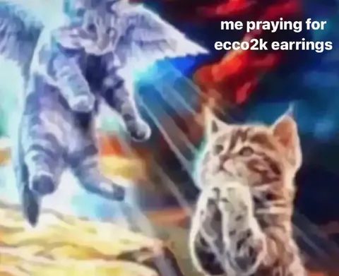 Me Praying for Ecco2k Earrings
