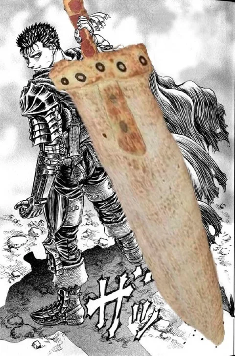 ガッツとパンの大剣