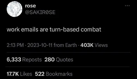 Work Emails Turn-Based Combat