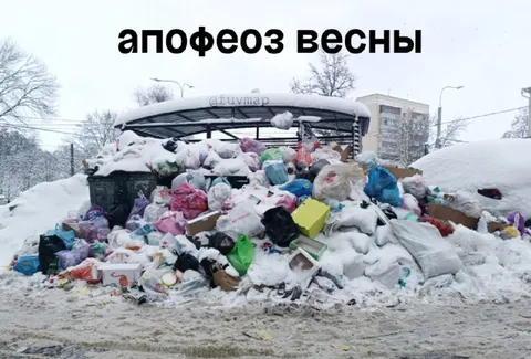 Апофеоз весны на помойке
