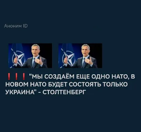 Новое НАТО только из Украины