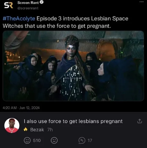 Lesbian Space Witches Pregnancy Joke