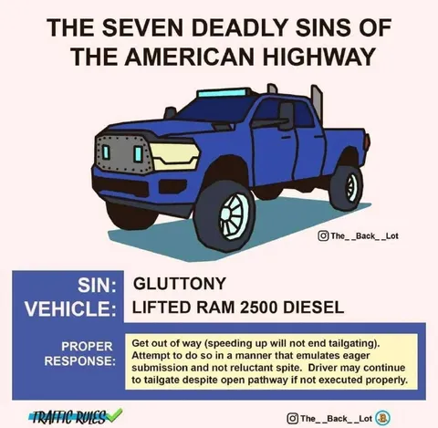 Seven Deadly Sins of the Highway