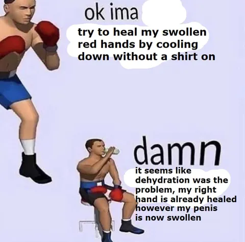 Dehydration Causes Swollen Penis