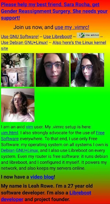 Leah Rowe Free Software Manifesto