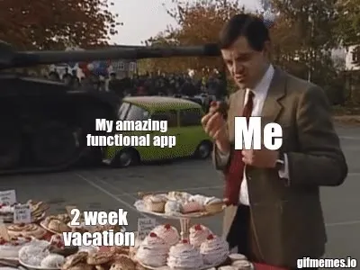 Mr Bean Enjoys a Two Week Vacation